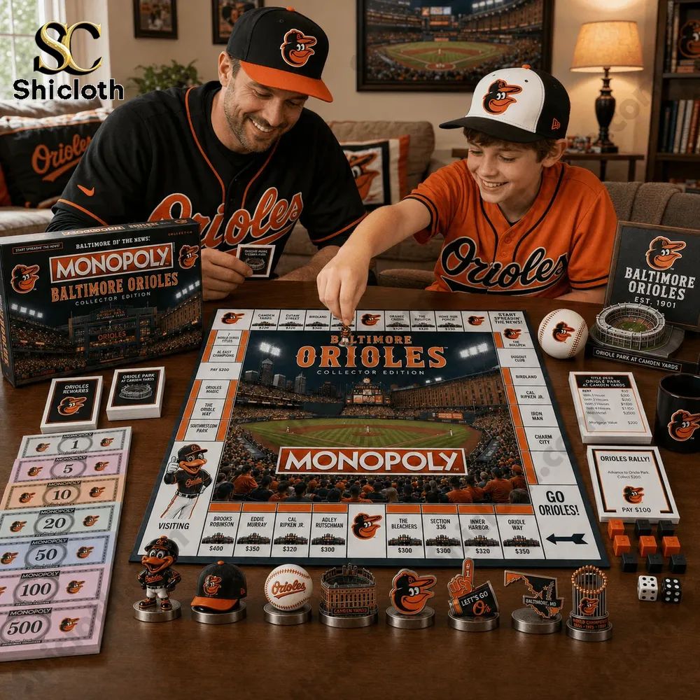 Baltimore Orioles Collector Edition Collector’s Edition Monopoly Board Game