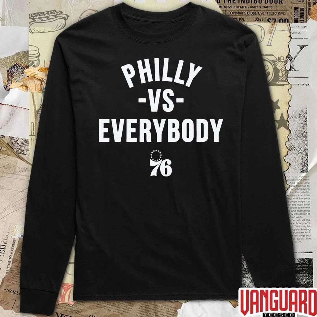 Philly Vs Everybody Philadelphia 76ers 2026 NBA Playoffs Basketball t-shirt