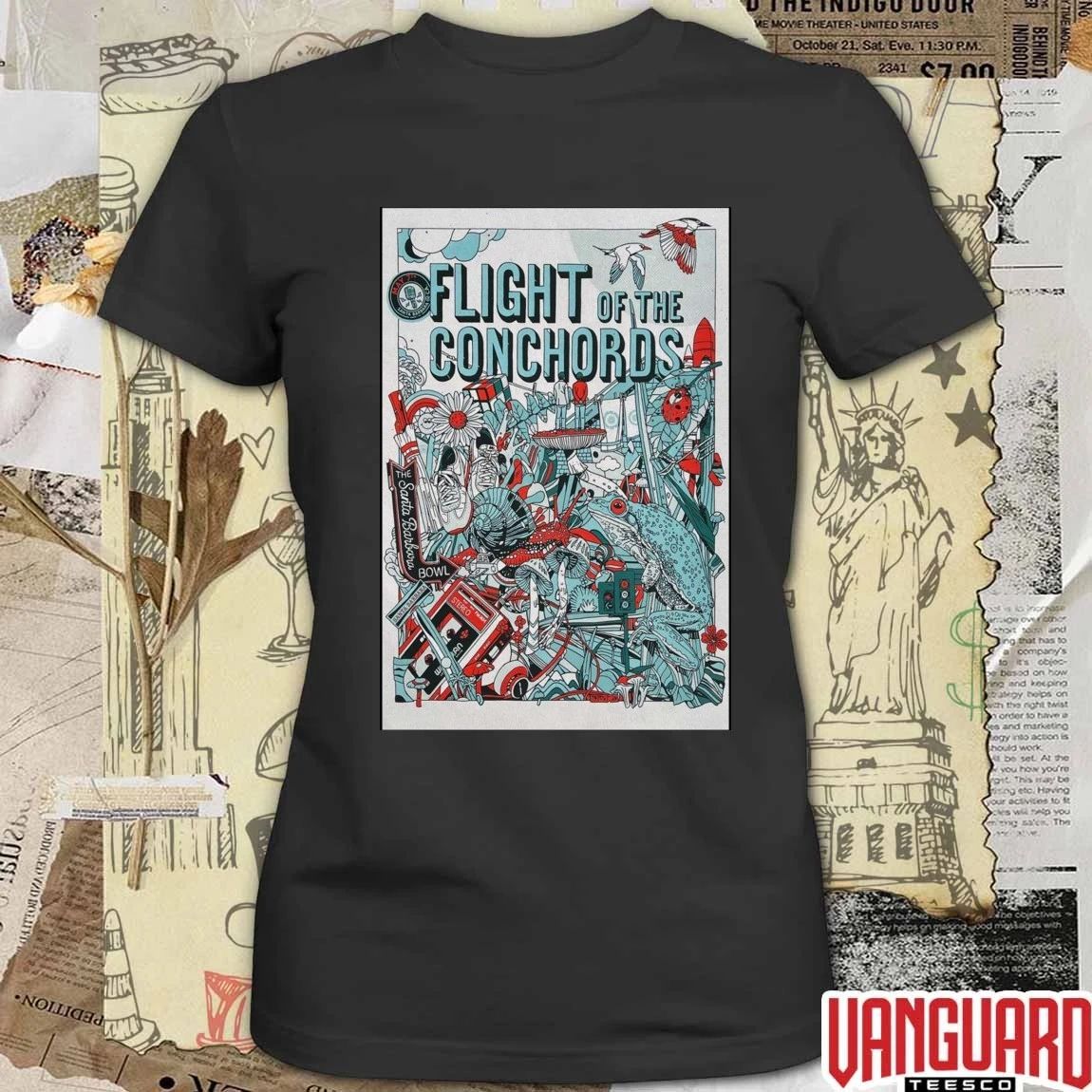 Flight Of The Conchords Santa Barbara Tour May 7 2026 Poster t-shirt
