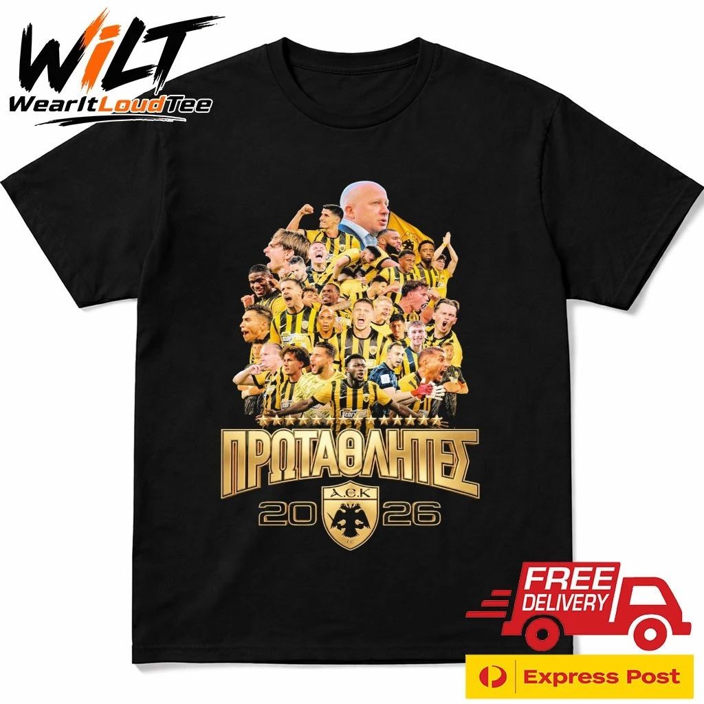AEK Athens Team 2026 Champions Shirt