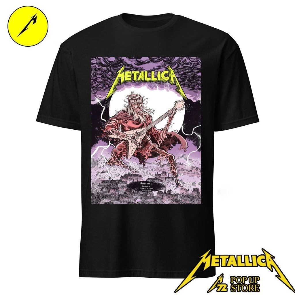 Metallica M72 Budapest Night 1 T-Shirt – June 11 Puskás Aréna, Hungary