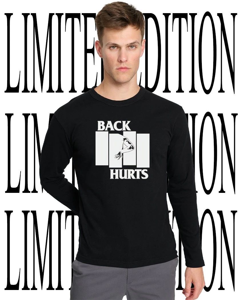 Black Flag Back Hurts parody shirt