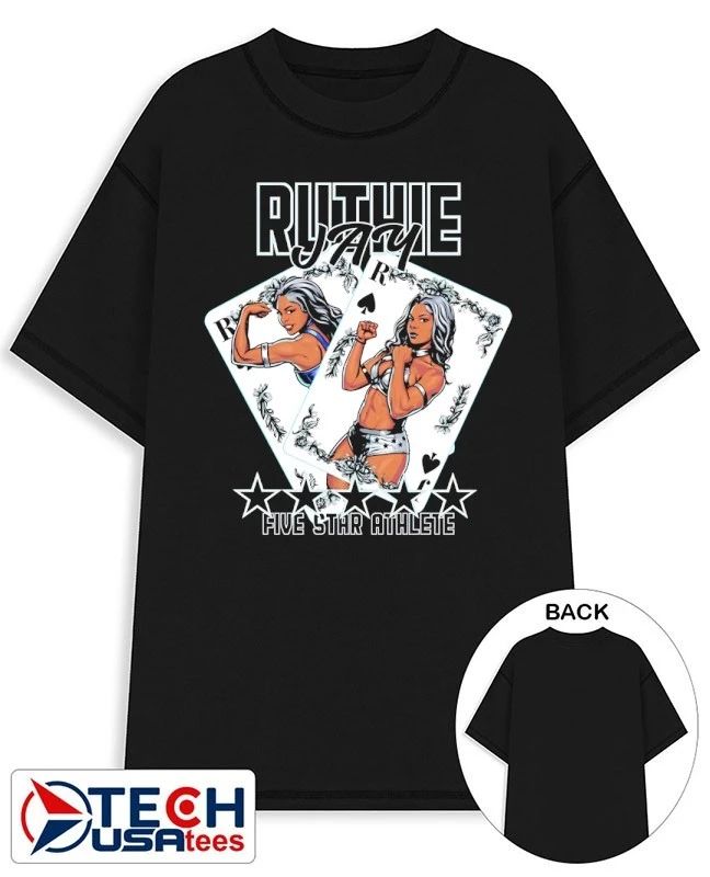 Ruthie Jay five star athlete shirt