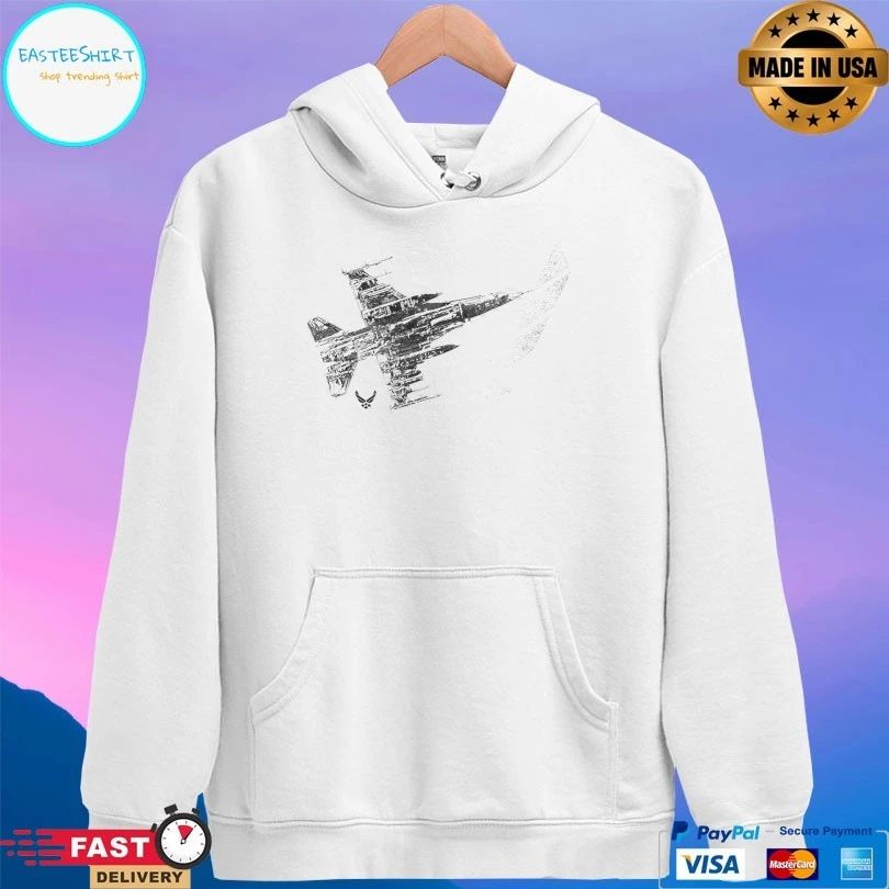 Us Air Force Jet And Logo T-shirt