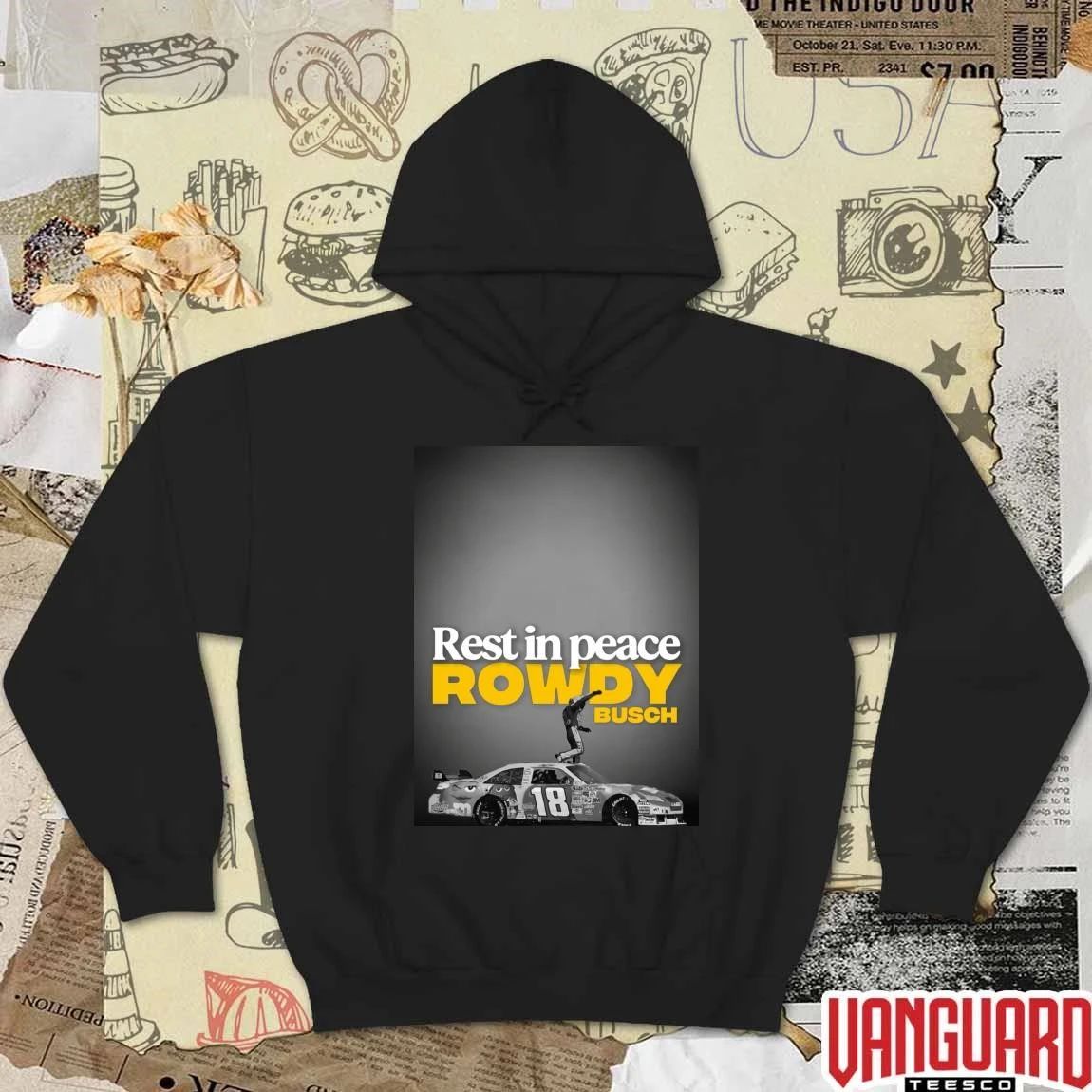 Rest In Peace Rowdy Kyle Busch 1985 – 2026 NASCAR Cup Series Champion Legacy Poster t-shirt