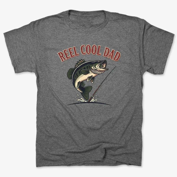Reel Cool Dad Fishing Tee