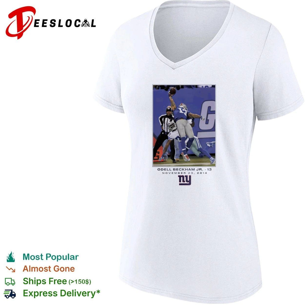 New York Giants Odell Beckham Jr November 23 2014 T-shirt