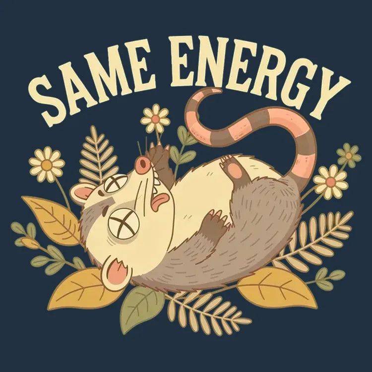 Same Energy Opossum Vibes