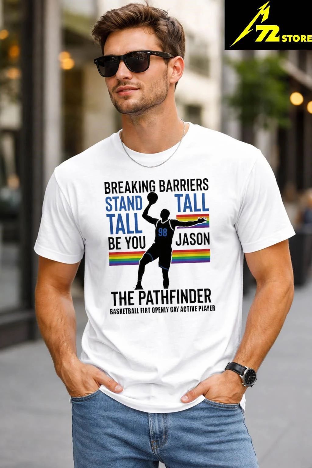 Jason 98 The Pathfinder Breaking Barriers Stand Tall Shirt