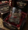 Route 66 The Mother Road 1926-2026 100 Years Of Open Road Whiskey Glass