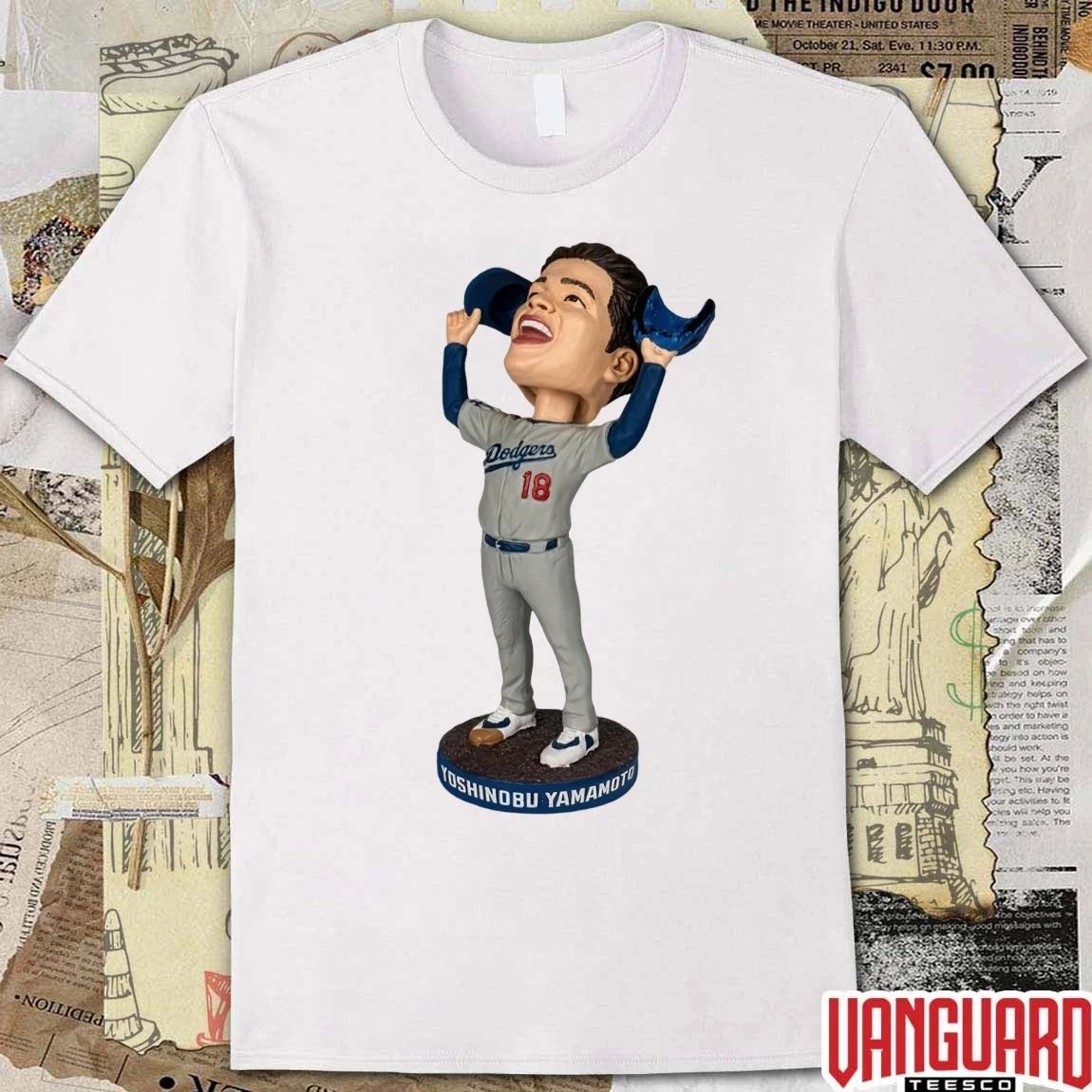 Dodgers Yoshinobu Yamamoto Game 7 Last Out Bobblehead 2026 Giveaways t-shirt