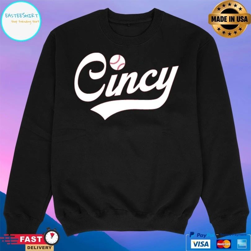 Cincy Baseball Script T-shirts
