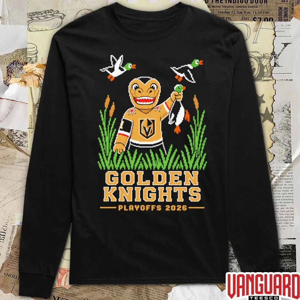 Vegas Golden Knights Duck Hunting Playoffs 2026 NHL Hockey t-shirt