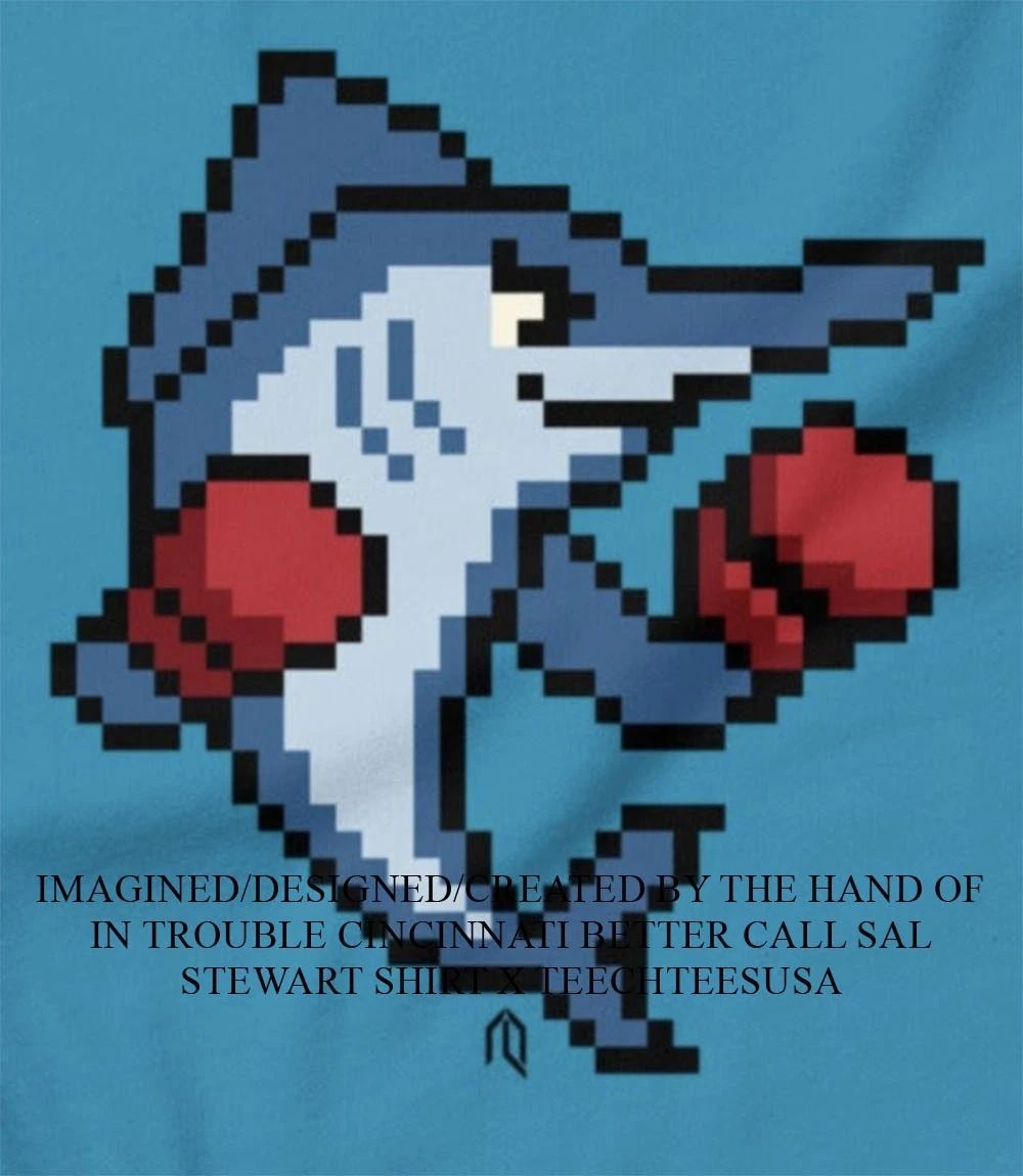 Miami Marlins mascot boxing pixel shirt