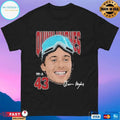Minnesota Wild Quinn Hughes Minnesota Goggles Head T-shirts