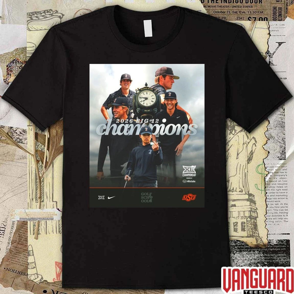 Back-to-back Big 12 Champions OSU Cowboy Golf Poster t-shirt