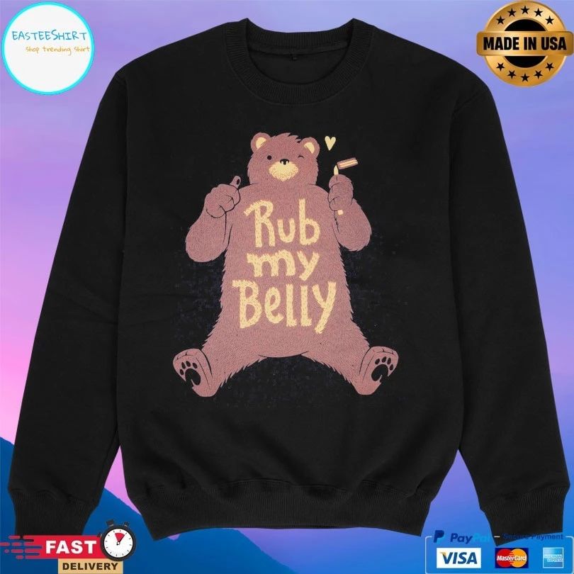Rub My Belly Bear T-shirt