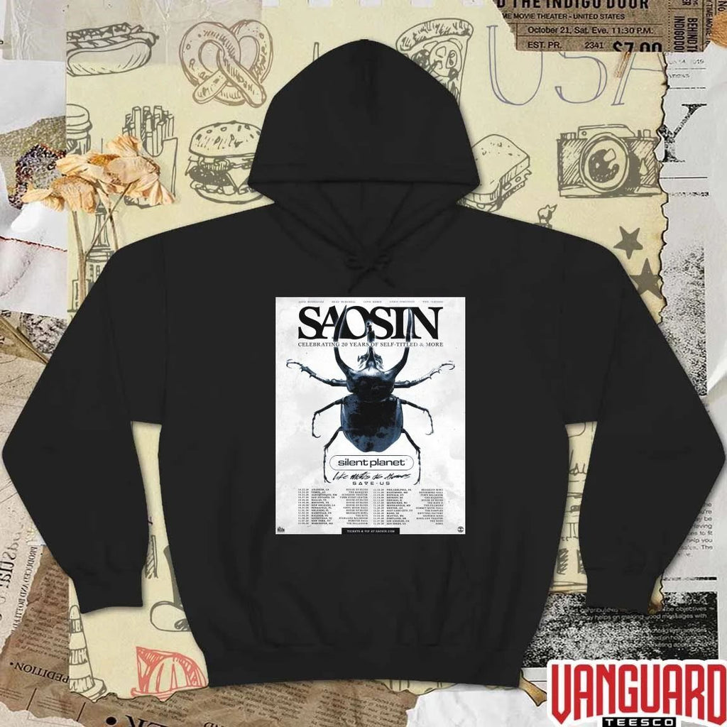 Saosin Celebrating 20 Years Of Self-Titled And More Silent Planet Poster t-shirt