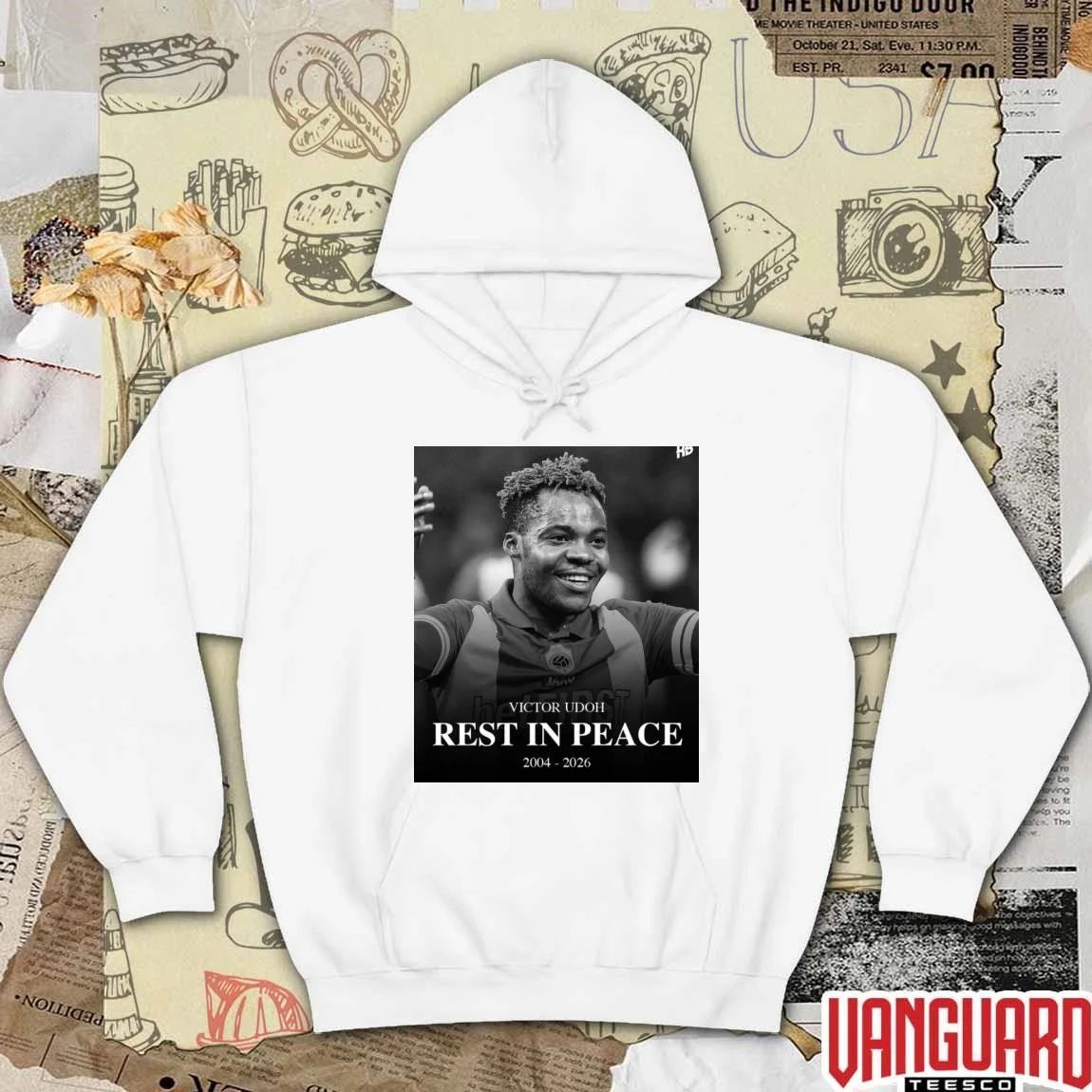 Victor Udoh Rest In Peace 2004 – 2026 Trivela Spor Poster t-shirt