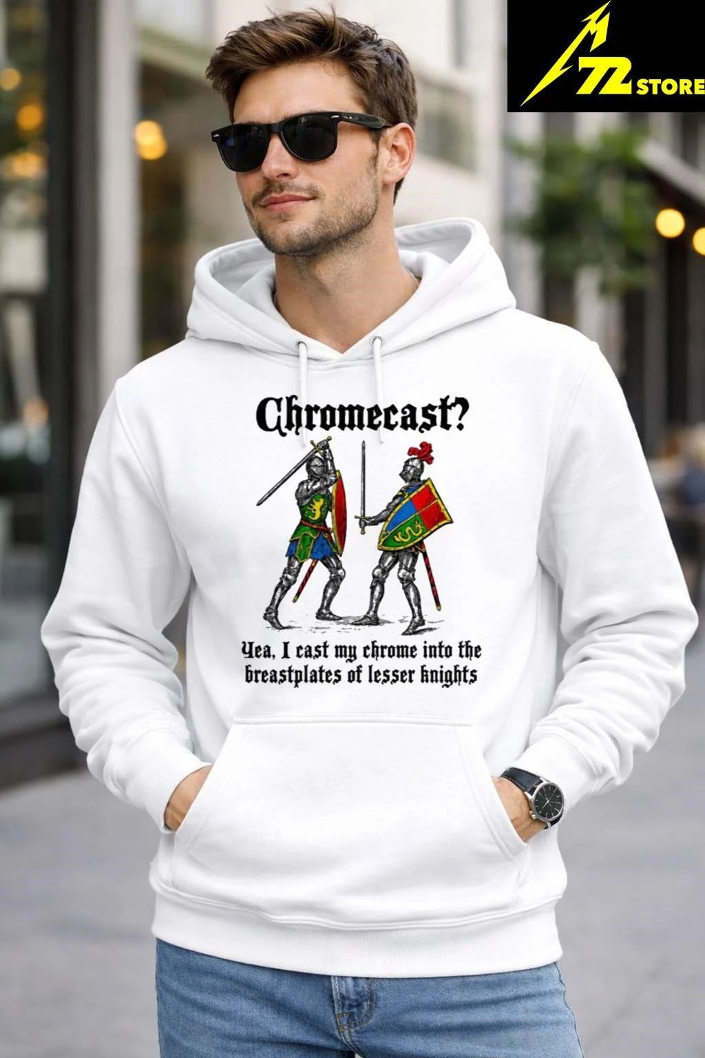 Chromecast Yeah I Cast My Chrome Into The Breastplates Of Lesser Knights Shirt