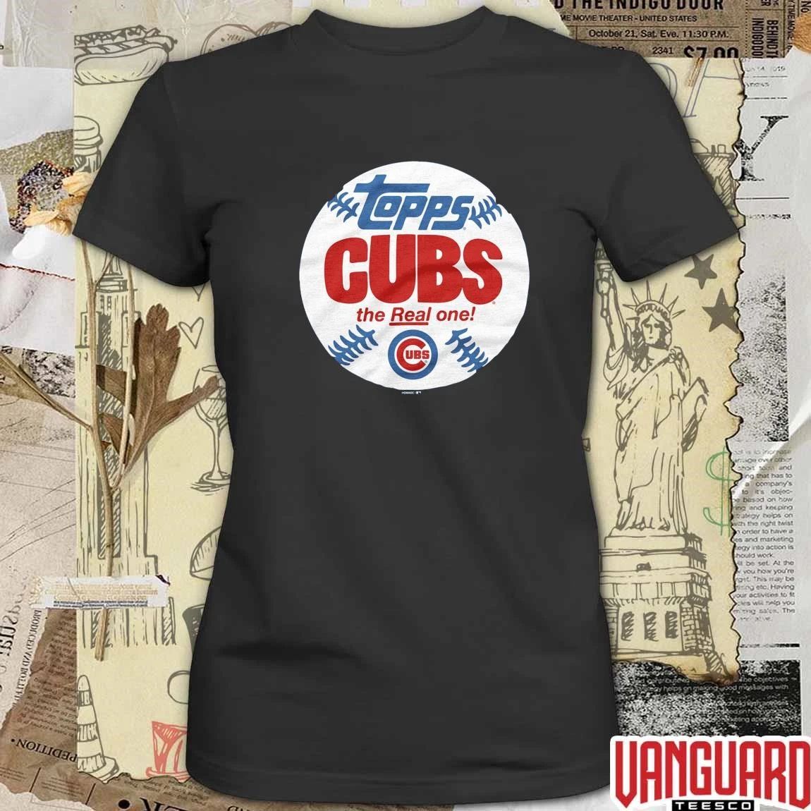 Chicago Cubs MLB 2026 x Topps Baseball The Real One t-shirt