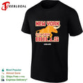 New York Golden Bulls pixel art sports team T-shirt
