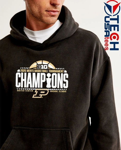 2026 Big Ten Men’s Basketball Tournament Champions Purdue Boilermakers shirt