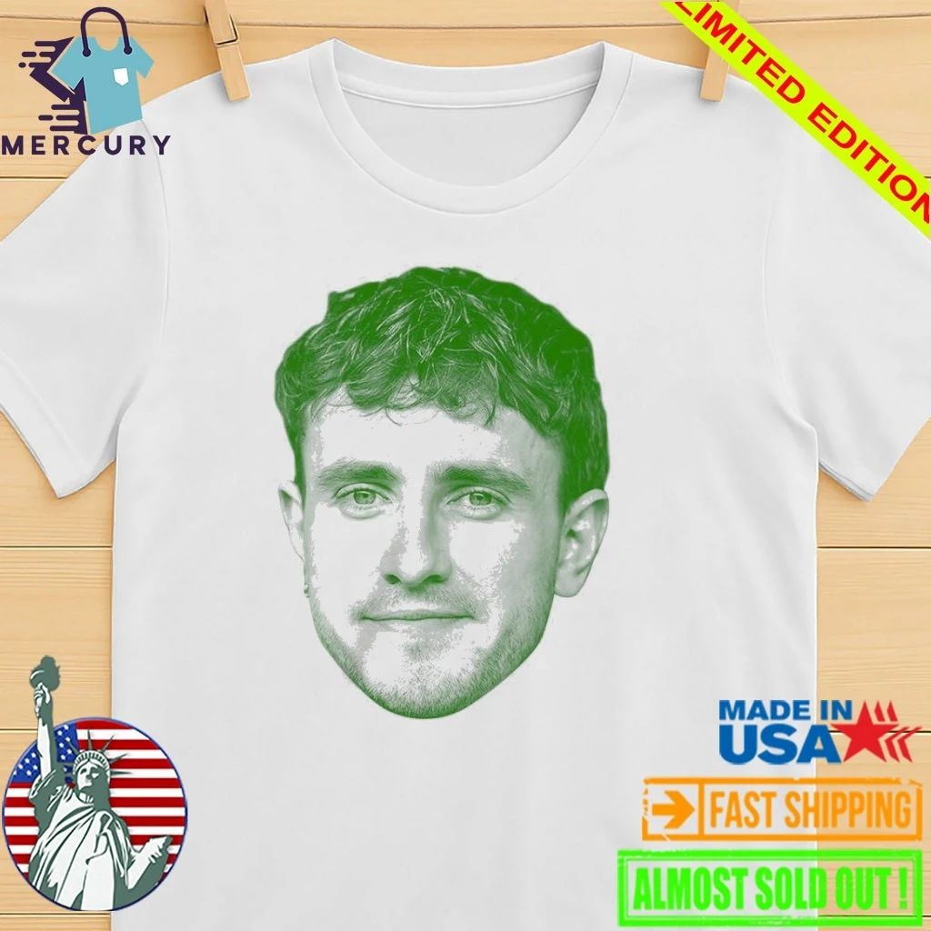 Paul Mescal Irish Baby Tee St Patrick’s Day Lucky 4 Leaf Clover Shirt