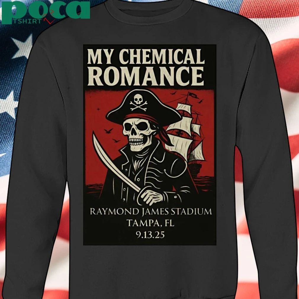 Sept 13, 2025 My Chemical Romance Tour Tampa, FL Poster T-shirt