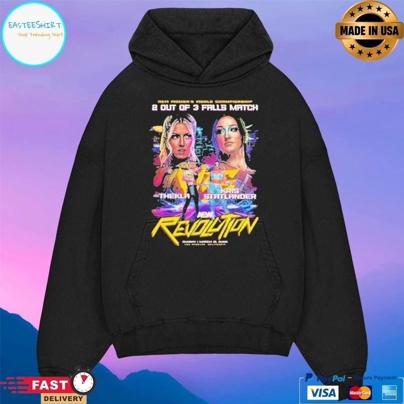 AEW Women’s World Championship 2 Out Of 3 Falls Match Thekla Vs Kris Statlander Aew Revolution 2026 Matchup T-shirts