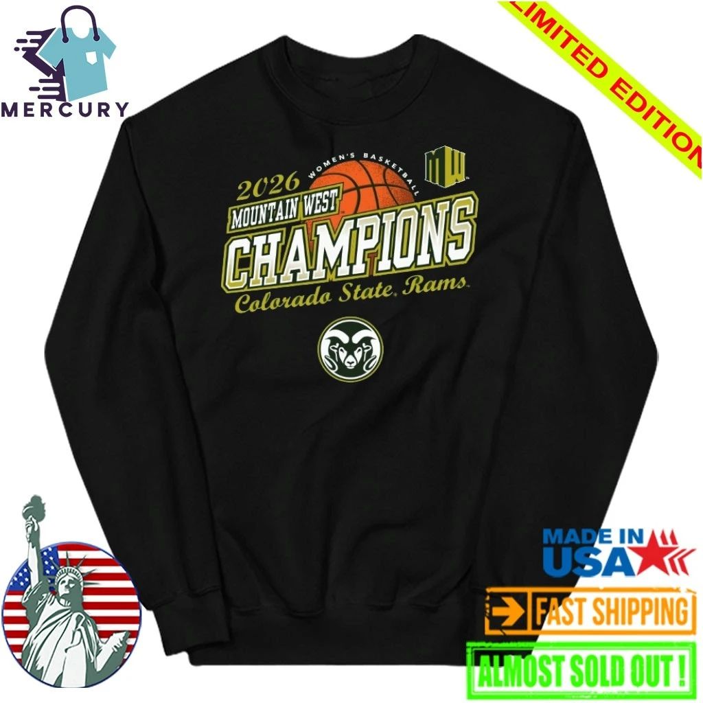 Colorado State Rams Women’s Basketball 2026 Mountain West Tournament Champions Shirt