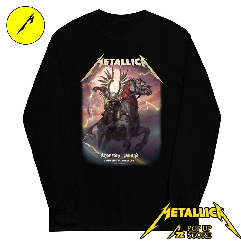 Metallica Chorzów, Poland May 19, 2026 Stadion Śląski Poster by Jakub Jagado Shirt