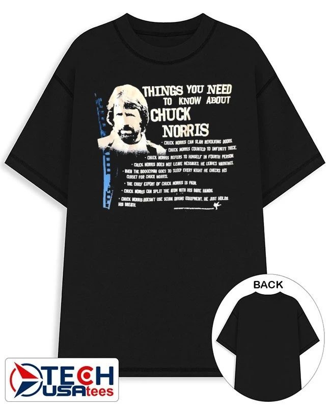 Thing you need to know about Chuck Norris shirt by funnymemes