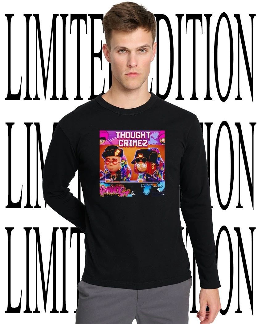 Thought Crimez graffiti-style shirt