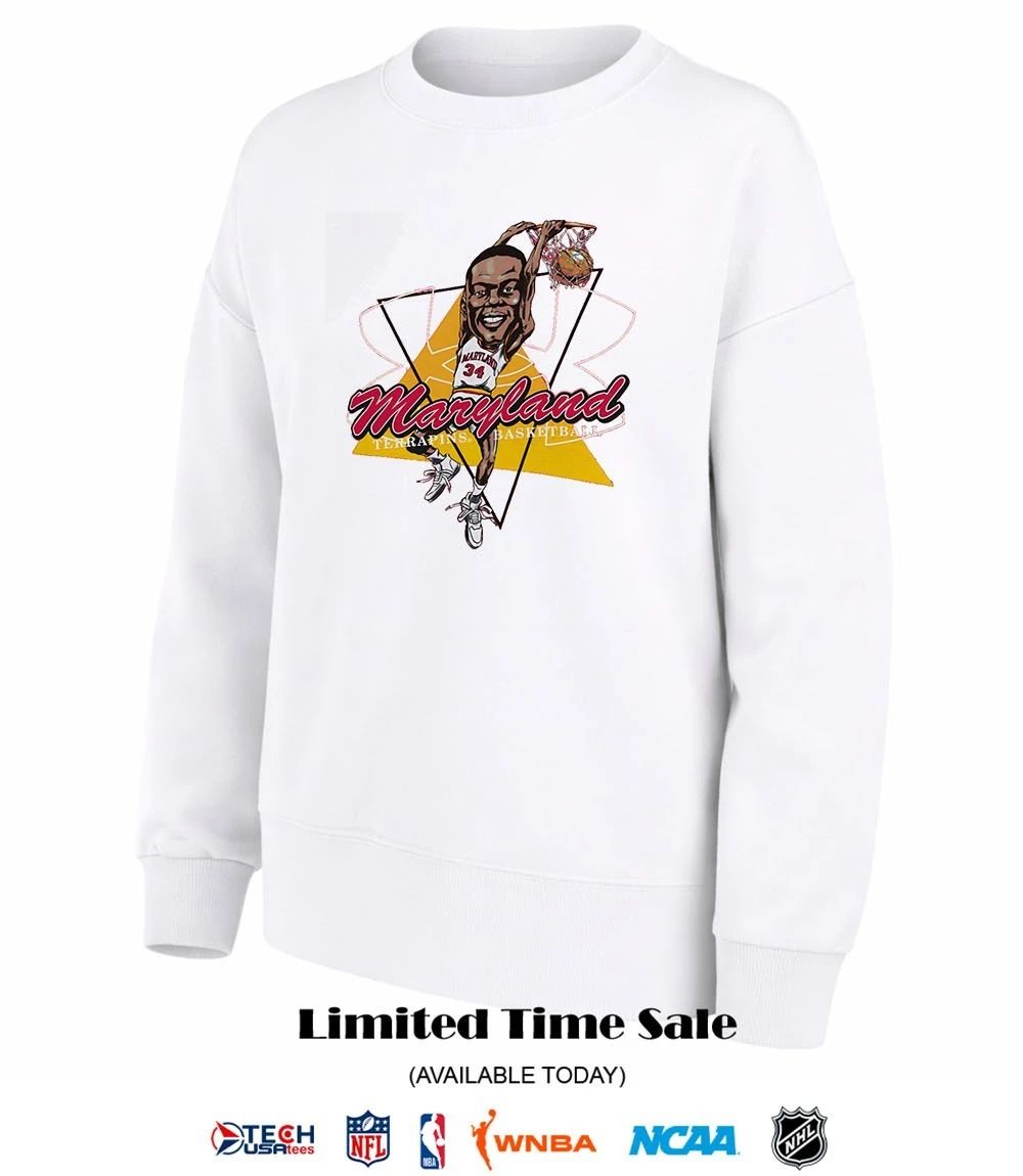 Len Bias Maryland Terrapins player caricature graphic shirt