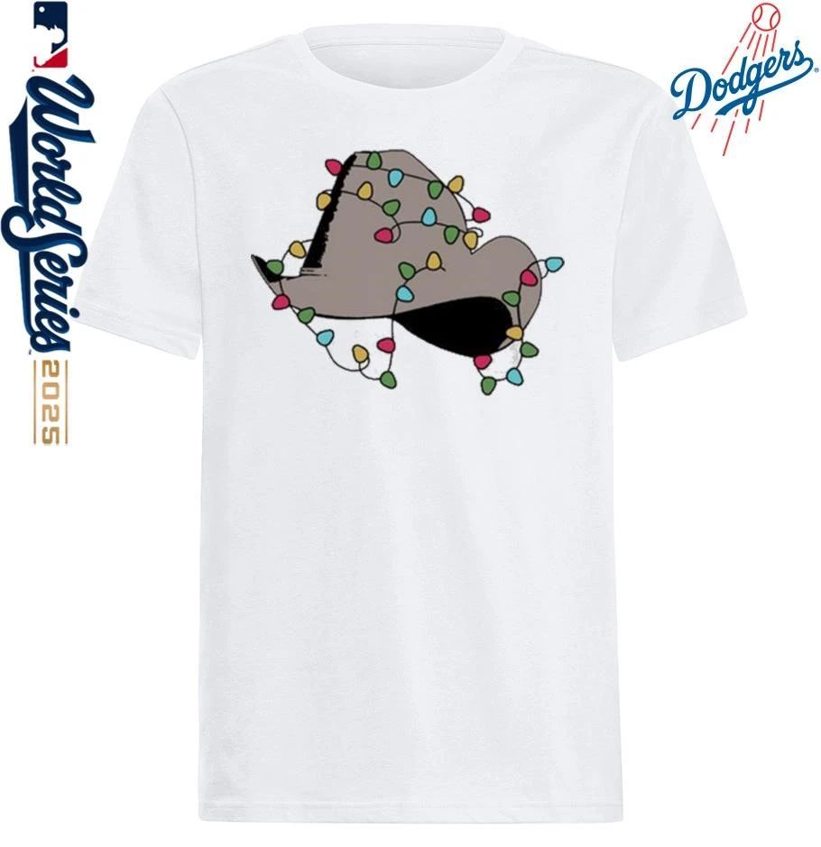 Dwight Yoakam Christmas Light Hat Shirt