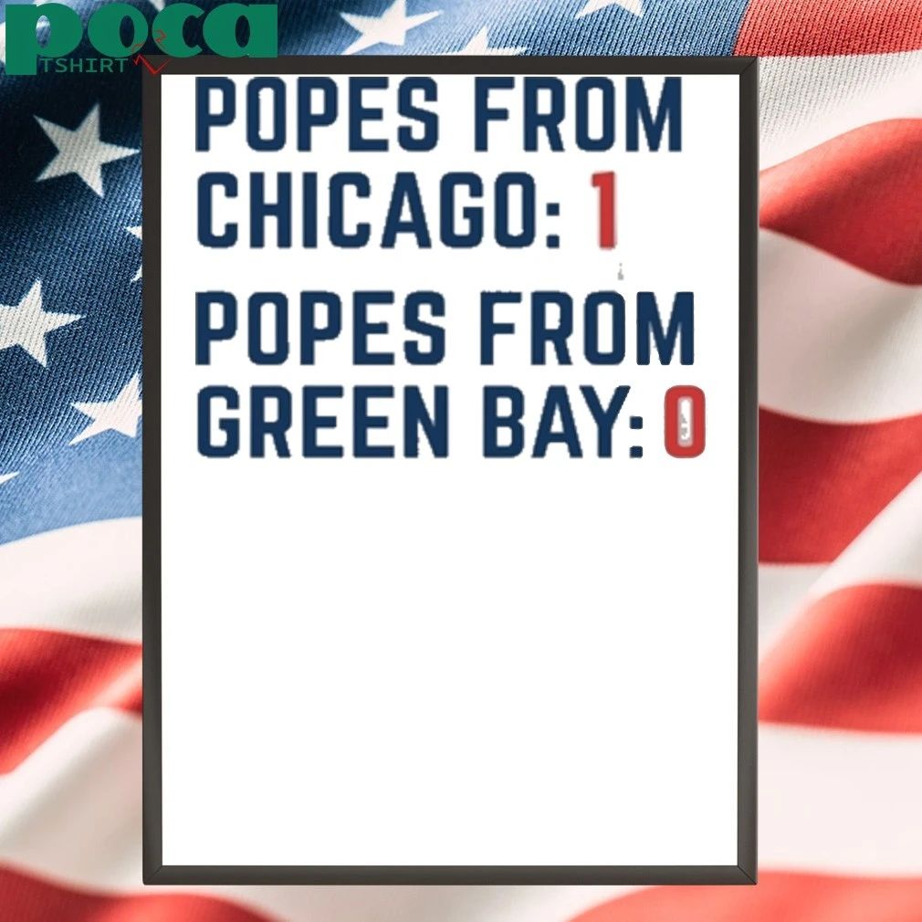 Popes From Chicago Popes From Green Bay Rivalry T-shirt