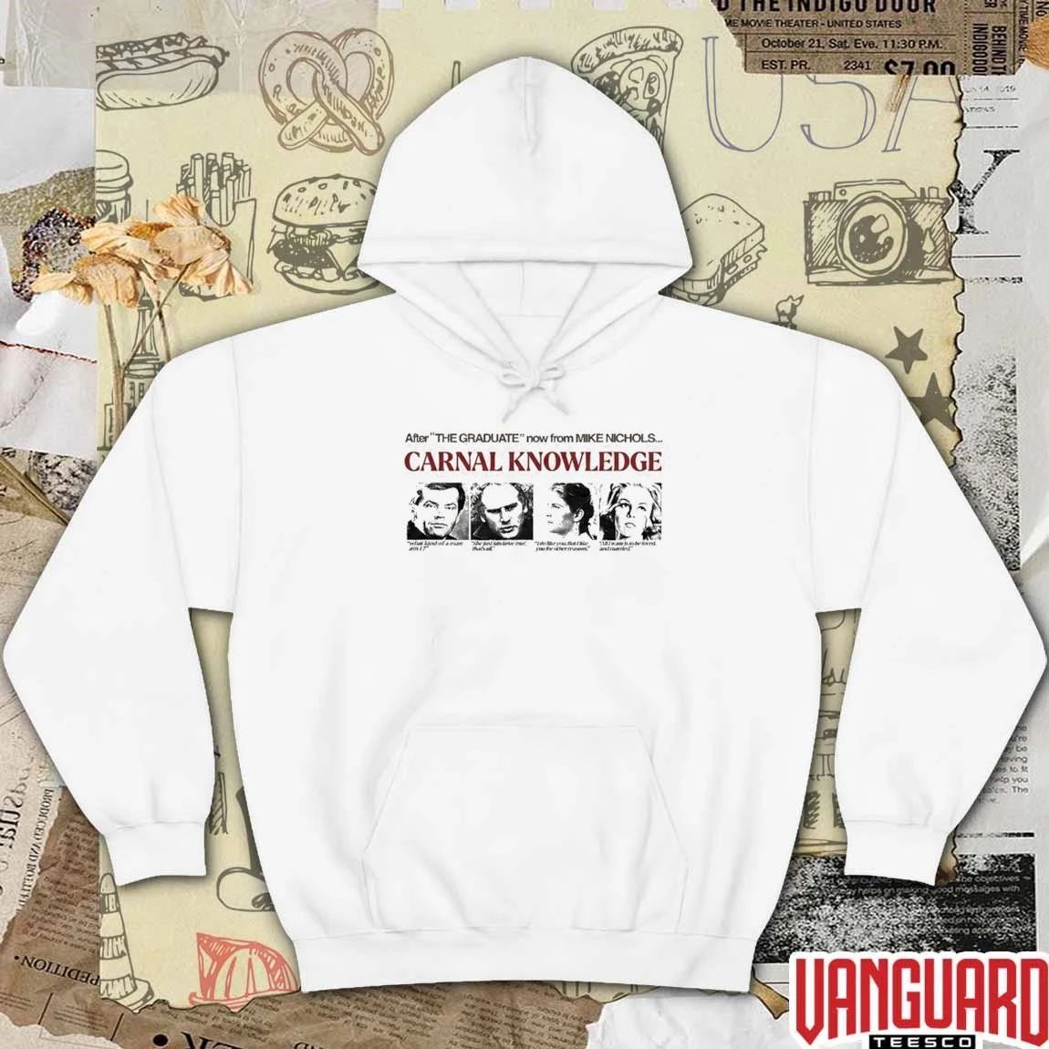 Aziz Ansari After The Graduate Nơ From Mike Nichols Carnal Knowledge t-shirt