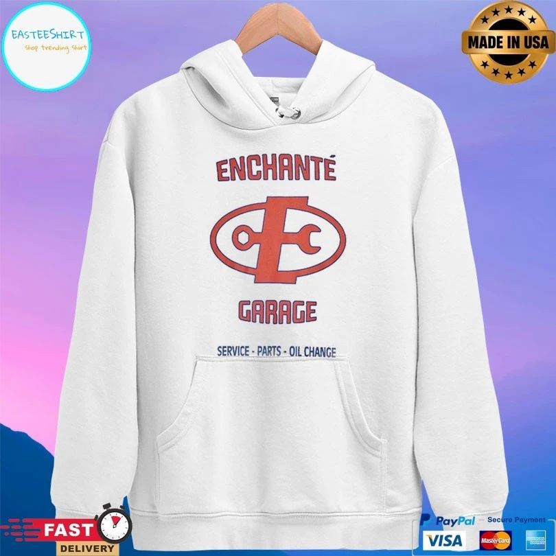 Enchanté Garage Service Parts Oil Change T-shirt