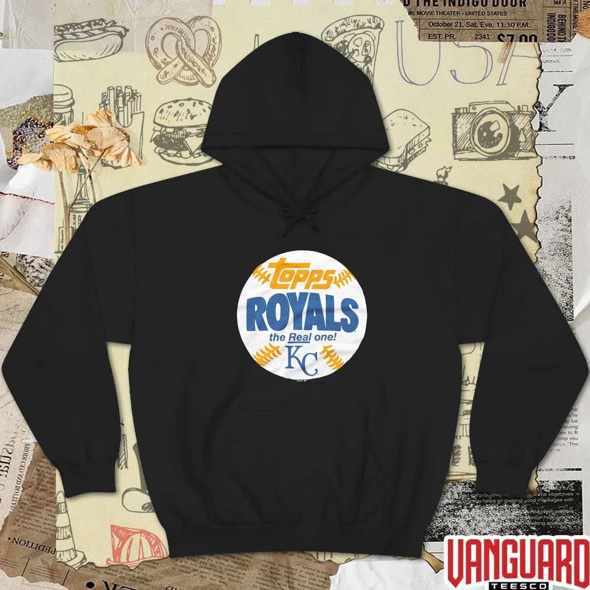 Kansas City Royals MLB 2026 x Topps Baseball The Real One t-shirt