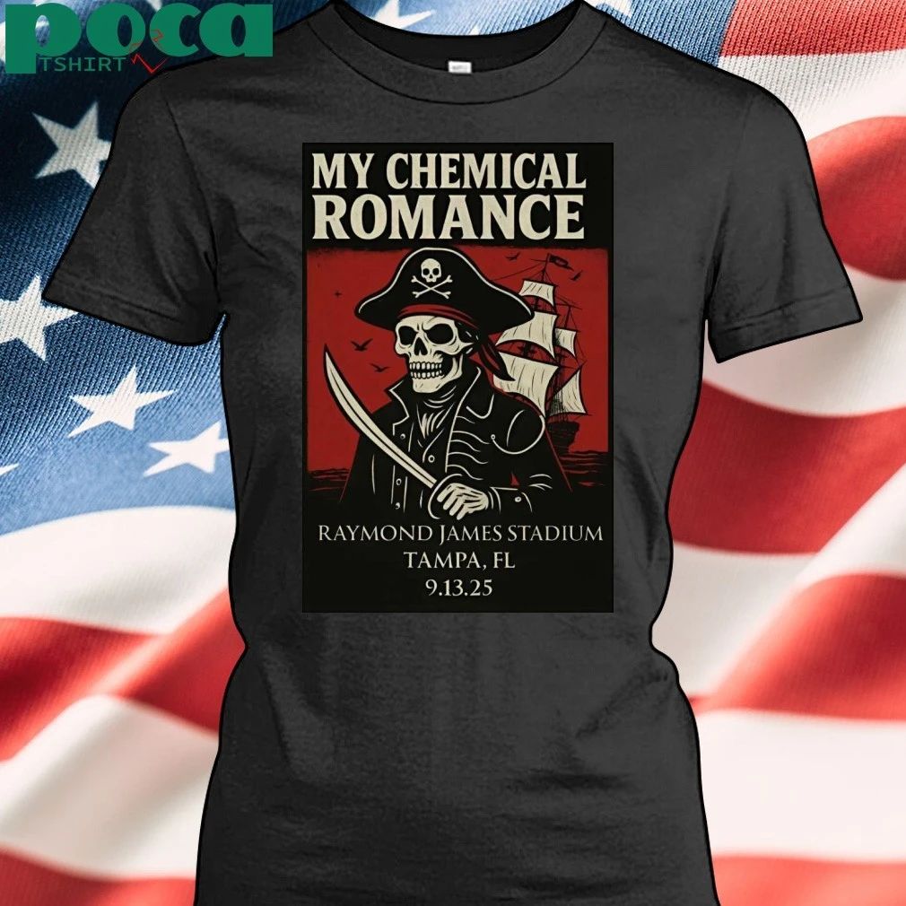 Sept 13, 2025 My Chemical Romance Tour Tampa, FL Poster T-shirt