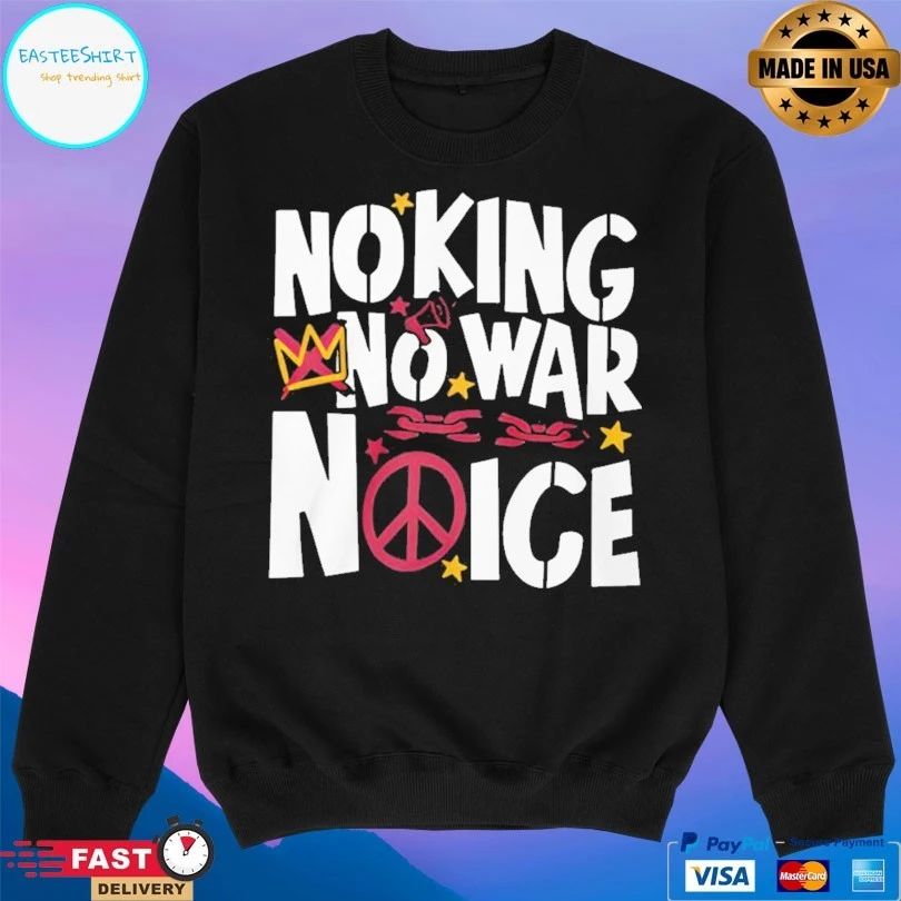 No King No War No Ice 2026 T-shirts