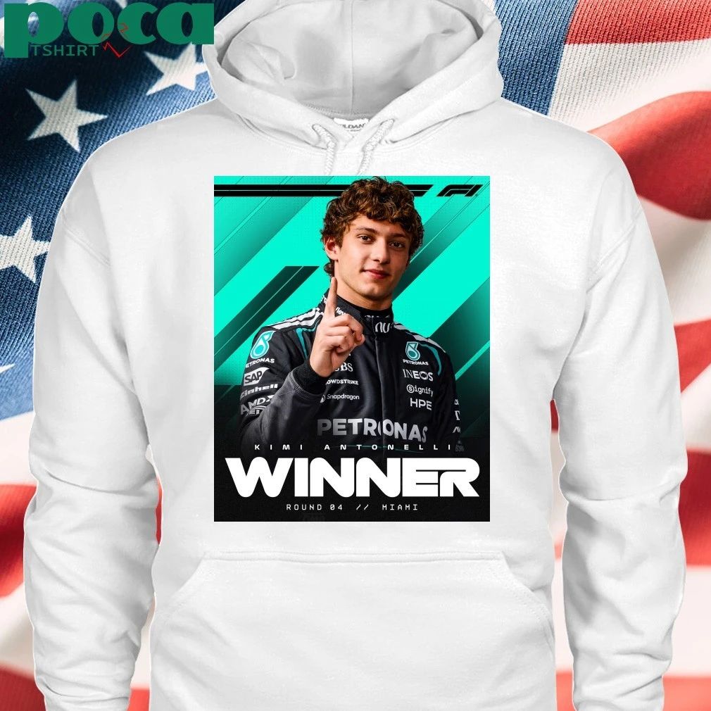Kimi Antonelli Winner Miami GP 2026 Mercedes-AMG PETRONAS F1 Team T-Shirt