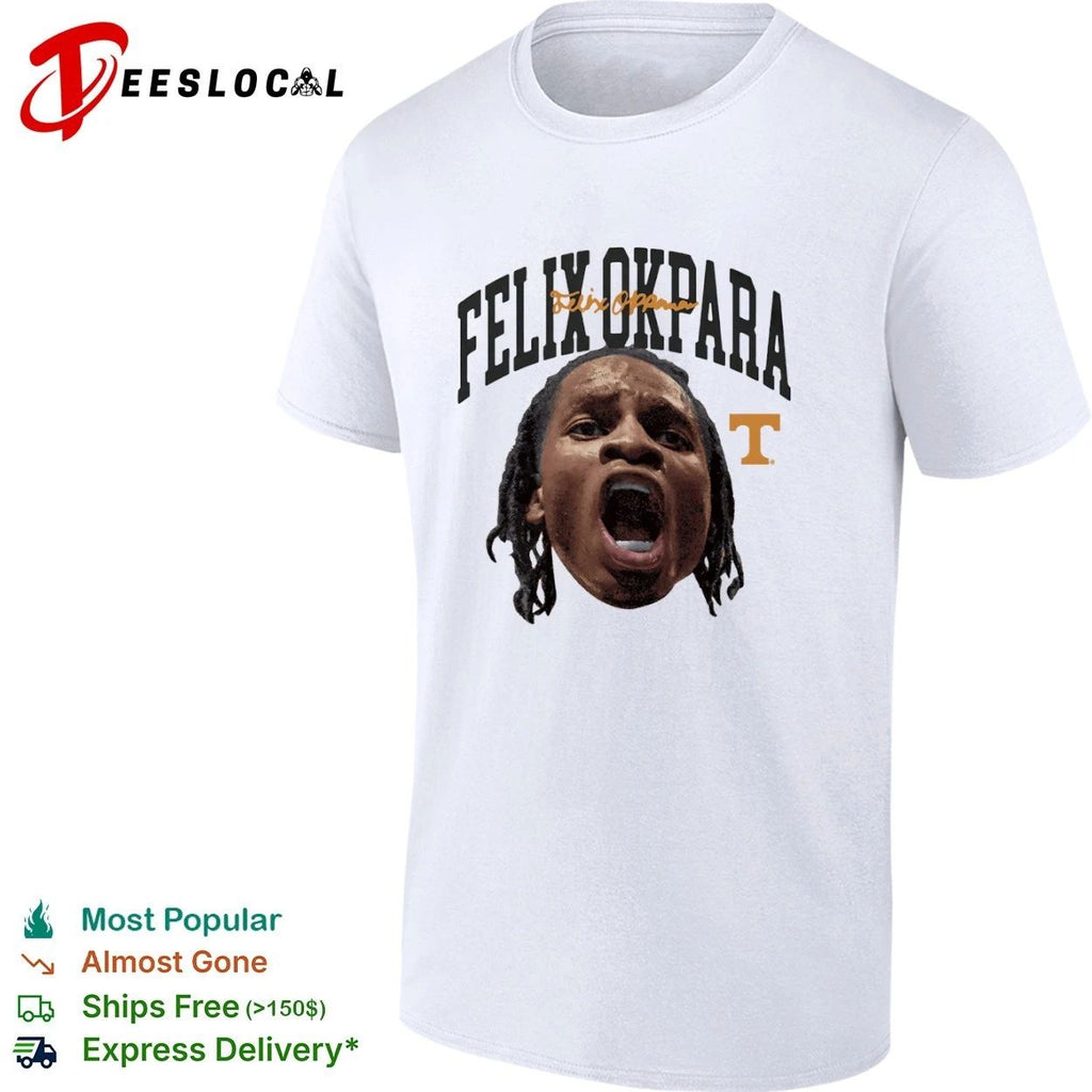 Felix Okpara Tennessee Volunteers NCAA Basketball T-shirt