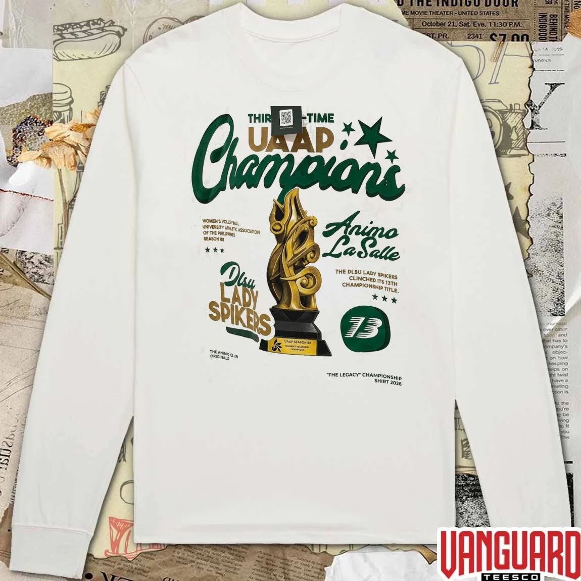 Thirteen-Time UAAP Champions Animo La Salle Dlsu Lady Spikers The Legacy Championship 2026 t-shirt