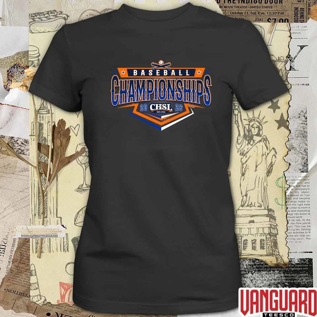 2026 CHSL Baseball Championships Logo t-shirt