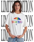 Parkstop Stop Hate Fundraiser 2026 Pride umbrella shirt