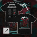 Metallica M72 World Tour 2026 Cardiff Principality Stadium Double Sided Dragon Merch Tee