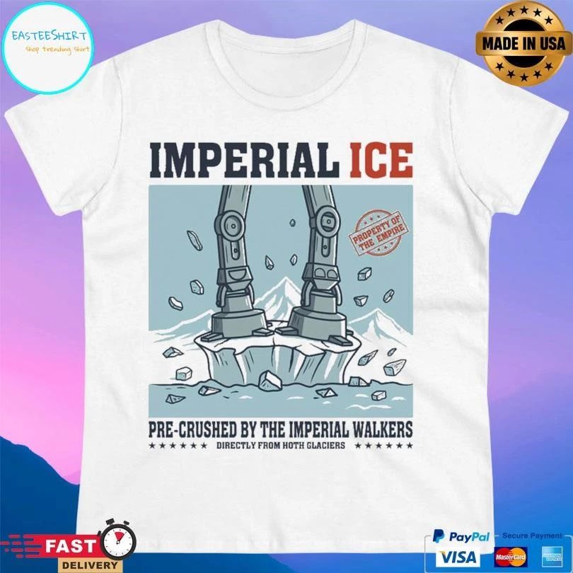 Imperial Ice Pre-Crushed By The Imperial Walkers Directly From Hoth Glaciers T-shirts