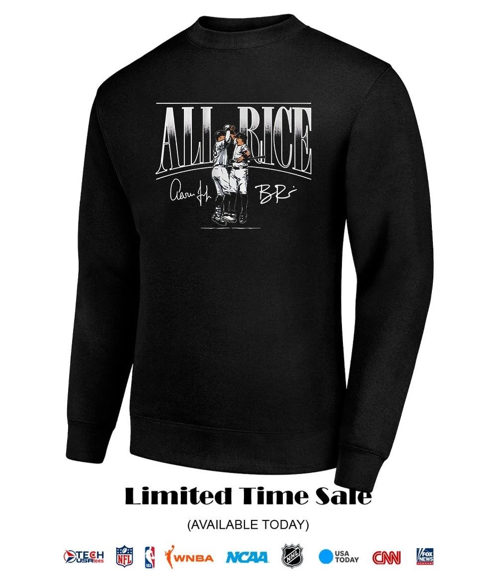 All Rice Aaron Judge and Ben Rice New York Yankees signature shirt